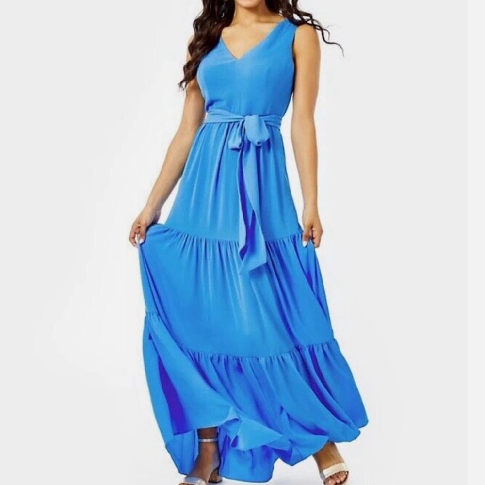 Lilly Pulitzer Maurine Blue Maxi Dress